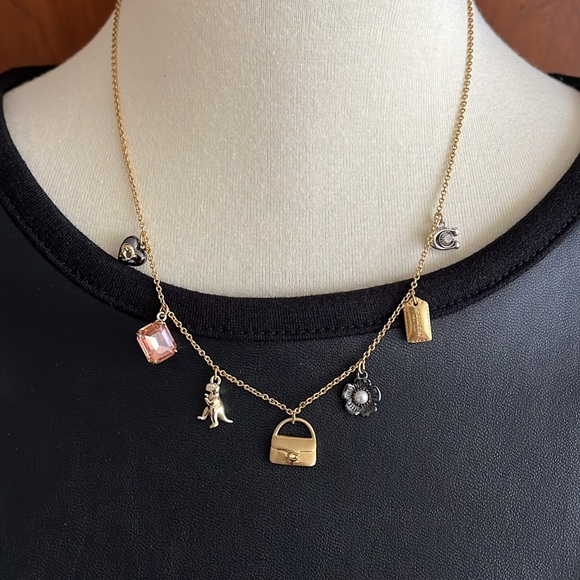 Coach Mini Handbag Charm Necklace - Picture 5 of 10